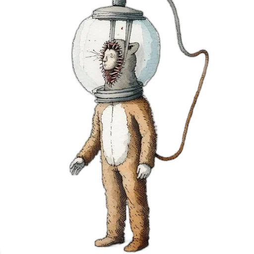 staff, robot, mask, creature transparent PNG cut-out