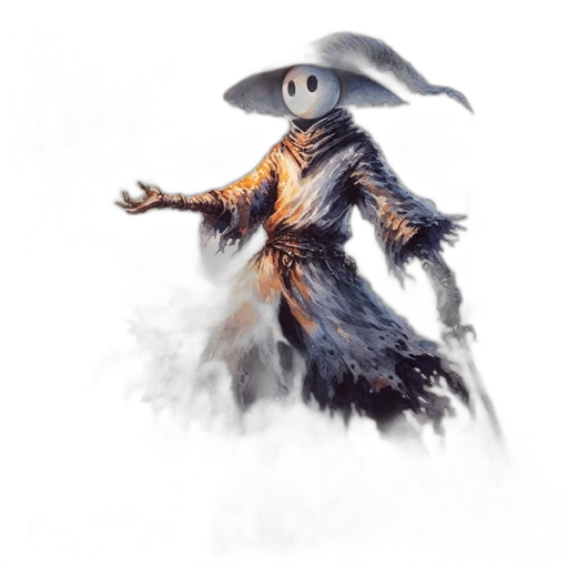creature, dragon, mask, staff transparent PNG cut-out