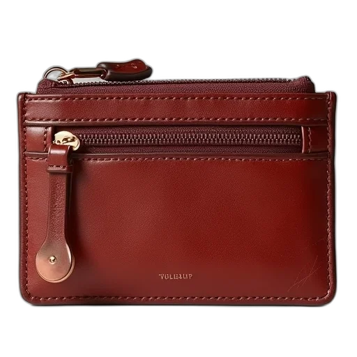 two, tone, leather, zip transparent PNG cut-out