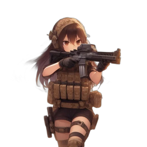 weapon, dress, animal, staff transparent PNG cut-out
