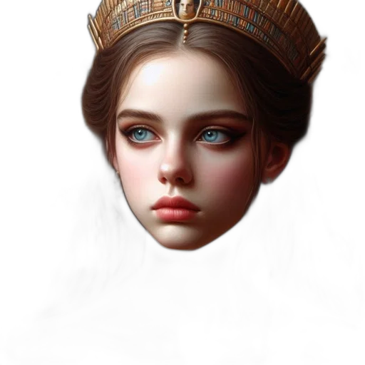 crown, jewelry, hat, face transparent PNG cut-out