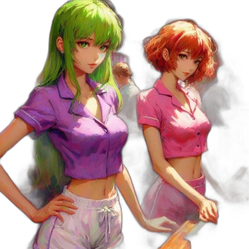 dress, anime, concept art, pixel art transparent PNG cut-out