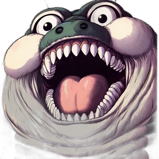 creature, animal, dragon, face transparent PNG cut-out