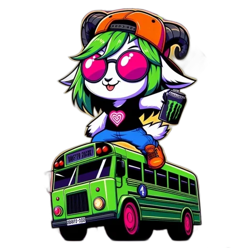 concept art, pixel art, cartoon, cyberpunk transparent PNG cut-out