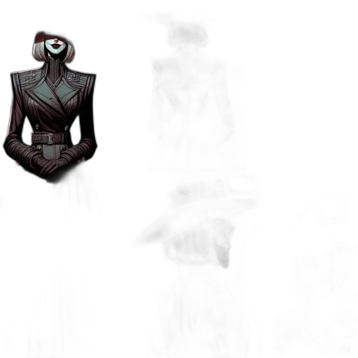 dress, mask, robot, crown transparent PNG cut-out