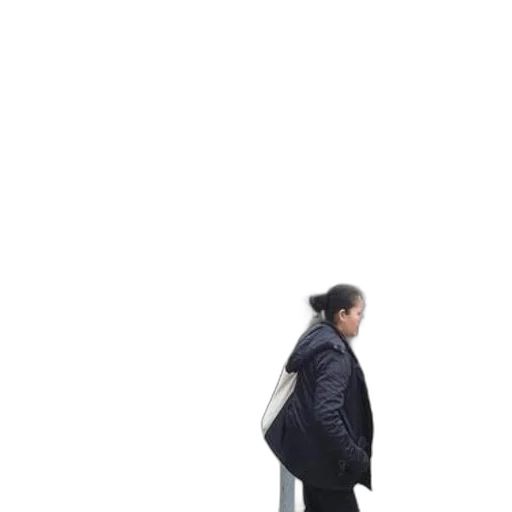 jacket, umbrella, staff, hat transparent PNG cut-out