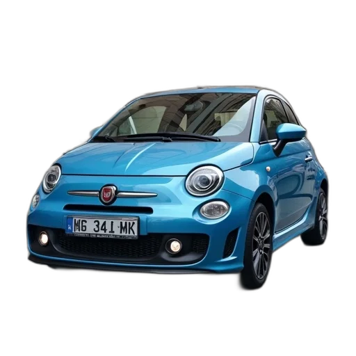 car, 3d render, photorealistic, blue transparent PNG cut-out