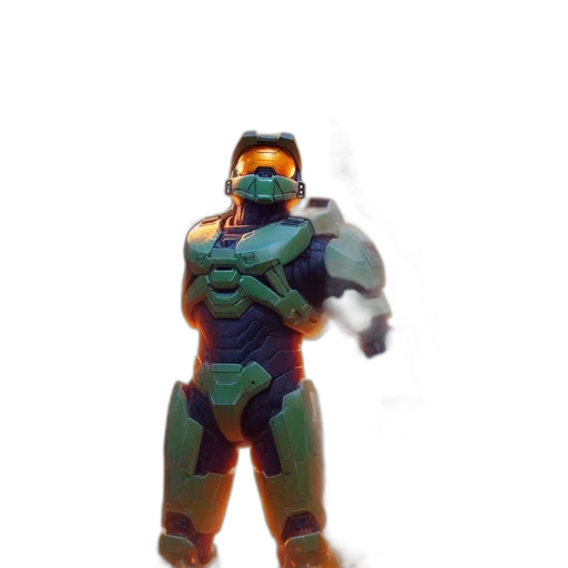 robot, weapon, staff, creature transparent PNG cut-out