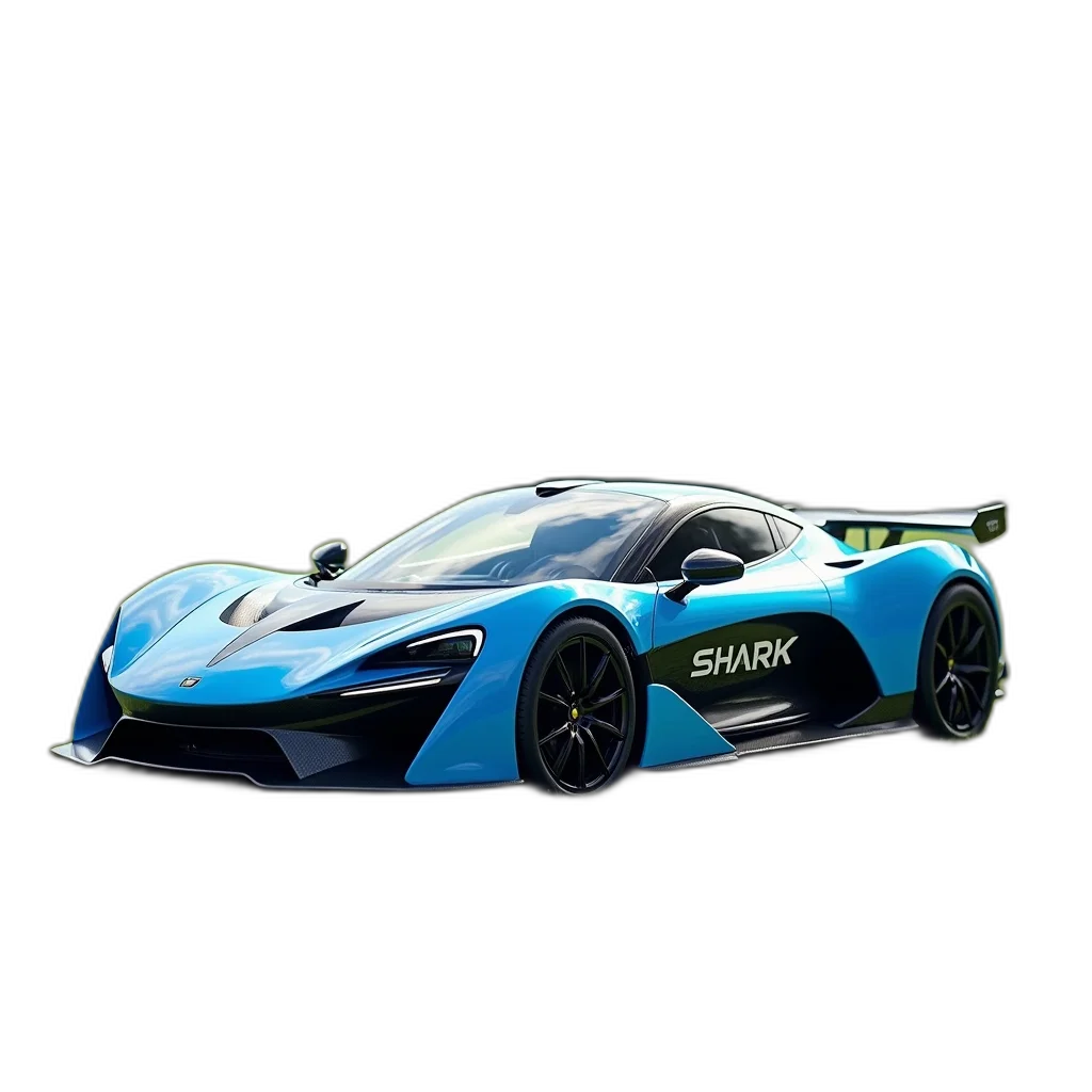 car, 3d render, sleek, futuristic transparent PNG cut-out