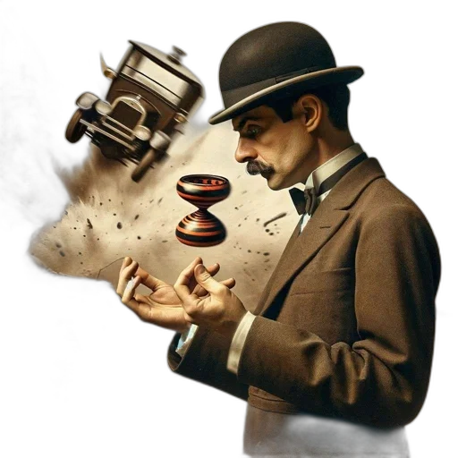 staff, mask, hat, robot transparent PNG cut-out