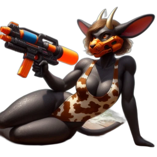 weapon, animal, staff, concept art transparent PNG cut-out