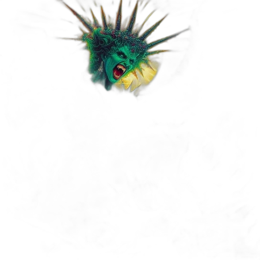 creature, animal, staff, hat transparent PNG cut-out