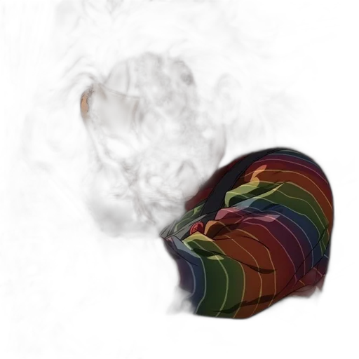 hat, mask, hair, dragon transparent PNG cut-out