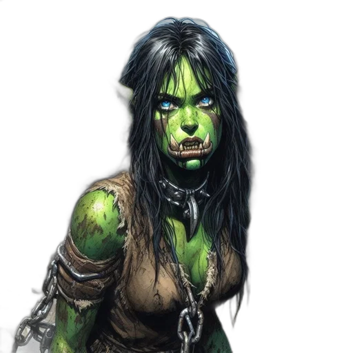 concept art, comic book art, fantasy art, photorealistic transparent PNG cut-out