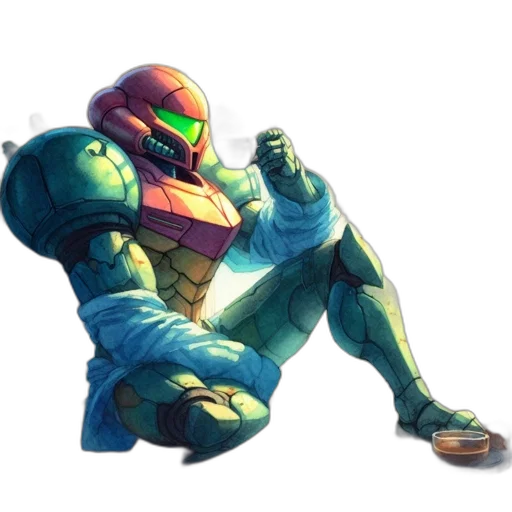 robot, weapon, jacket, creature transparent PNG cut-out