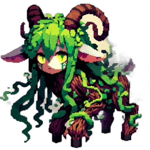 dragon, creature, staff, animal transparent PNG cut-out