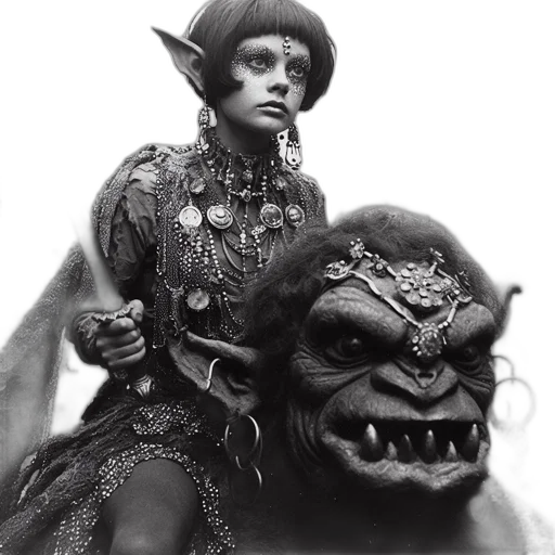 mask, creature, face, staff transparent PNG cut-out