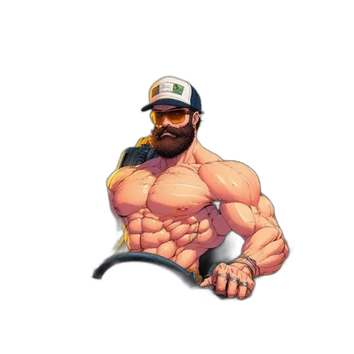 hat, animal, weapon, staff transparent PNG cut-out
