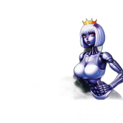 robot, crown, jewelry, dress transparent PNG cut-out