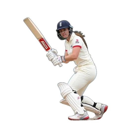 england, women, cricketers, batsman transparent PNG cut-out