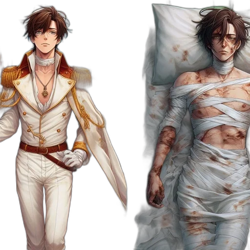 concept art, fantasy art, pixel art, watercolor transparent PNG cut-out
