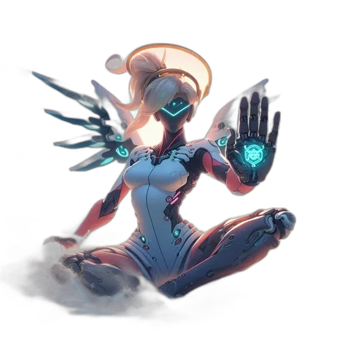 robot, weapon, concept art, fantasy art transparent PNG cut-out