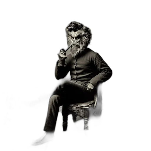 mask, animal, hair, jacket transparent PNG cut-out