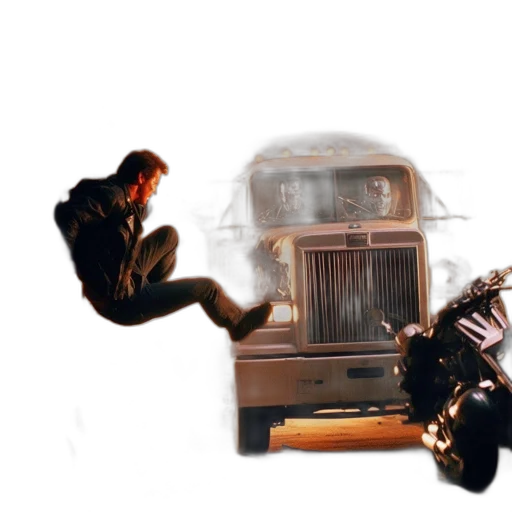 car, concept art, photorealistic, comic book art transparent PNG cut-out