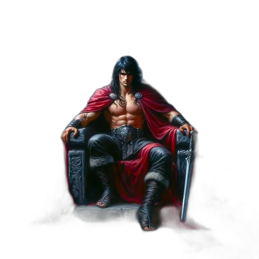 sword, furniture, jacket, fantasy art transparent PNG cut-out