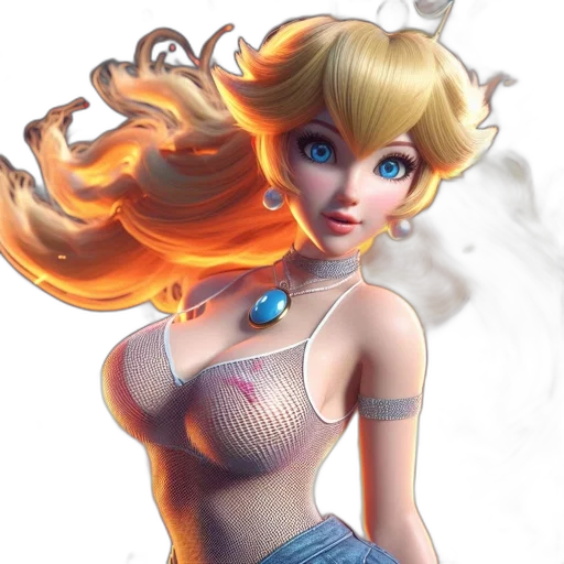 dress, hair, fantasy art, concept art transparent PNG cut-out