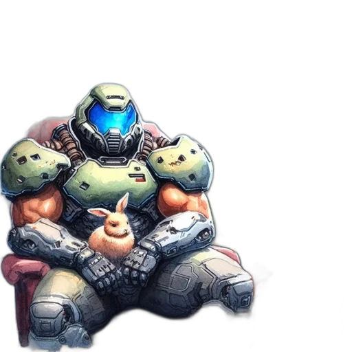 robot, weapon, mask, animal transparent PNG cut-out