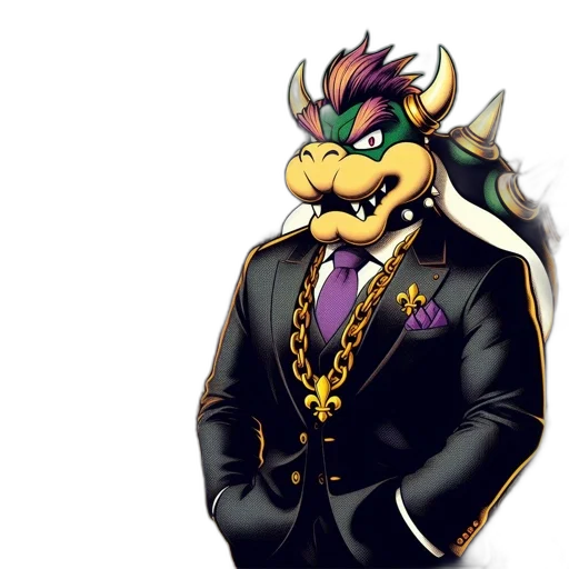 dragon, crown, animal, jacket transparent PNG cut-out