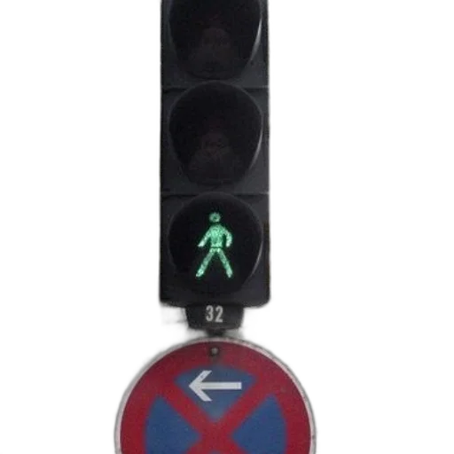 green, pedestrian, signal, person transparent PNG cut-out