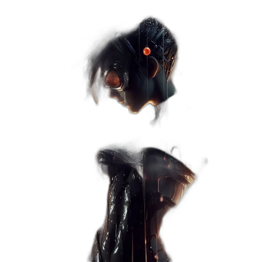 mask, face, robot, creature transparent PNG cut-out
