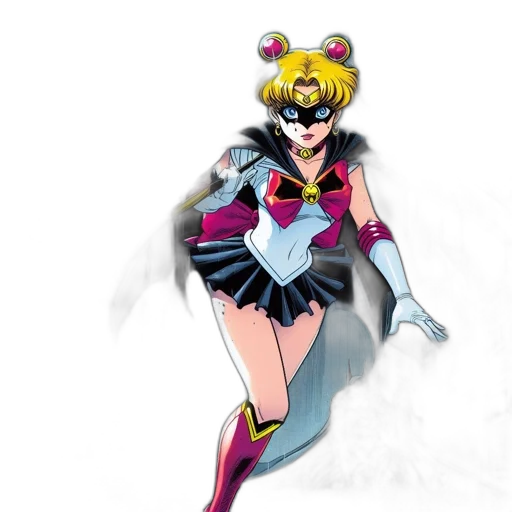 concept art, comic book art, anime, 3d render transparent PNG cut-out