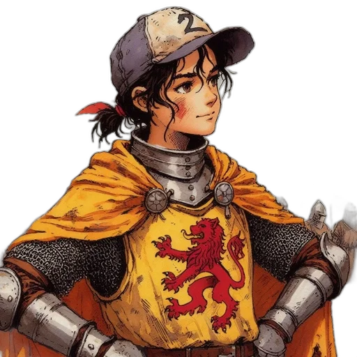 sword, hat, dragon, staff transparent PNG cut-out