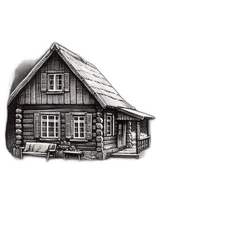 building, furniture, 3d render, photorealistic transparent PNG cut-out