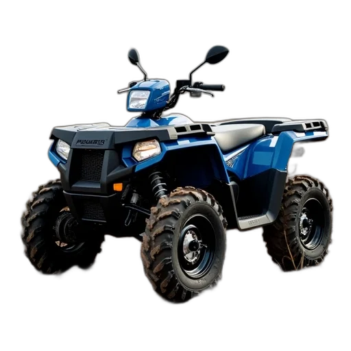 3d render, polaris, sportsman, 500 transparent PNG cut-out