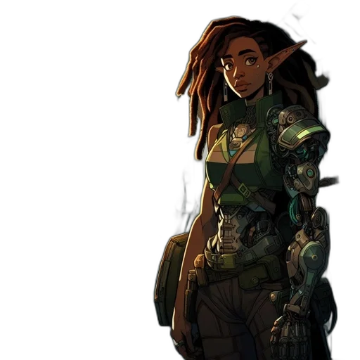 jacket, staff, weapon, concept art transparent PNG cut-out