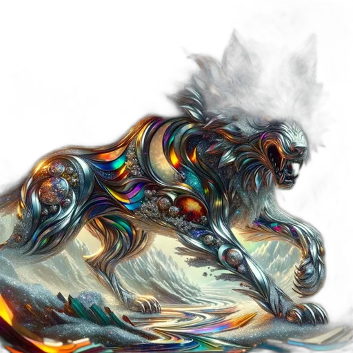 dragon, creature, hair, animal transparent PNG cut-out