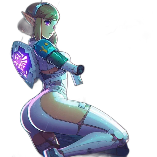 robot, staff, weapon, jacket transparent PNG cut-out