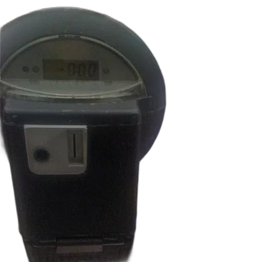 robot, parking, meter, digital transparent PNG cut-out