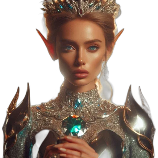 crown, jewelry, face, dragon transparent PNG cut-out