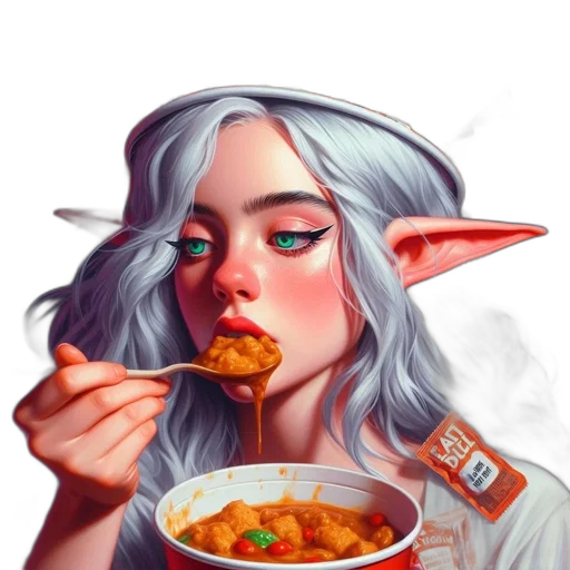 food, face, dragon, fantasy art transparent PNG cut-out