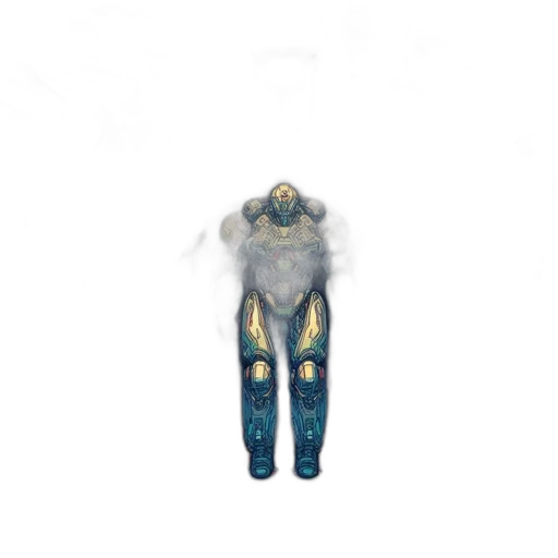 mask, creature, robot, jacket transparent PNG cut-out