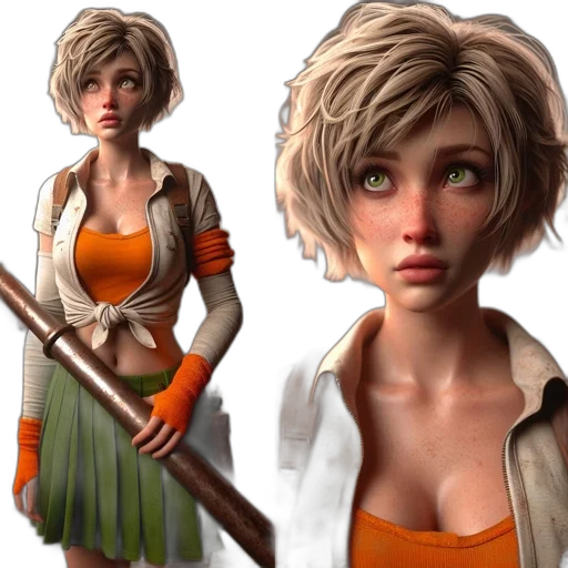 concept art, 3d render, fantasy art, photorealistic transparent PNG cut-out