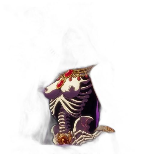 creature, mask, jewelry, staff transparent PNG cut-out
