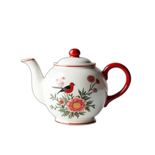 3d render, photorealistic, close-up, ceramic transparent PNG cut-out