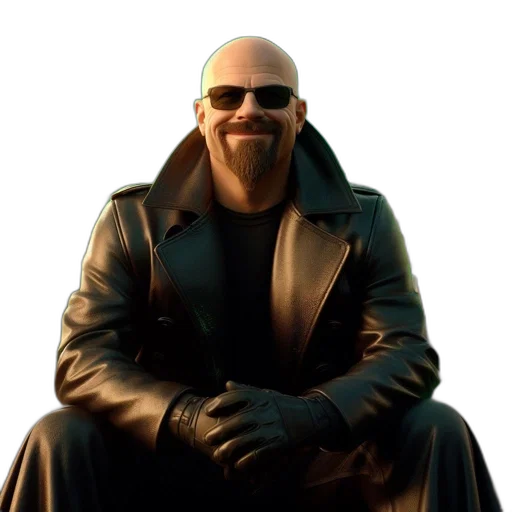 jacket, 3d render, concept art, cyberpunk transparent PNG cut-out