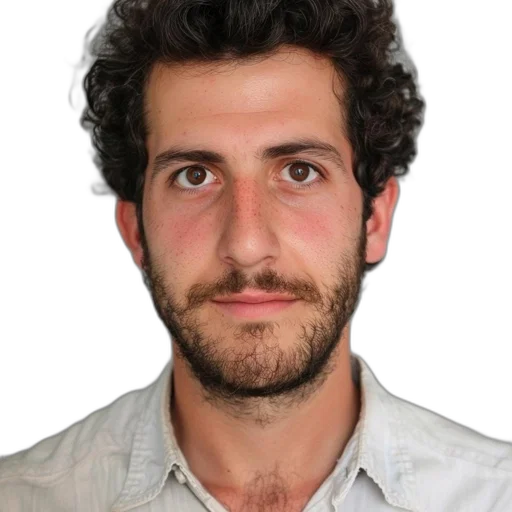 face, staff, hair, jacket transparent PNG cut-out